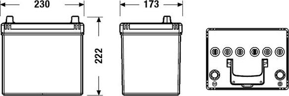 CENTRA CL604 - Centra EFB CL604 (60Ah) Asia e autosila-amz.com