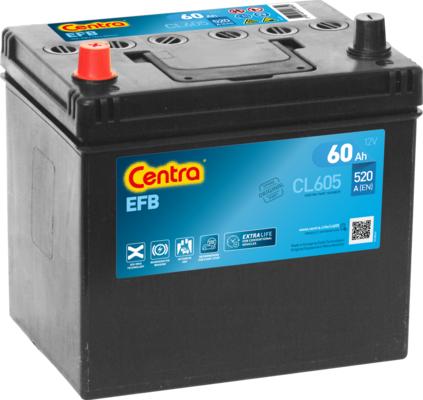 CENTRA CL605 - Стартерная аккумуляторная батарея, АКБ autosila-amz.com