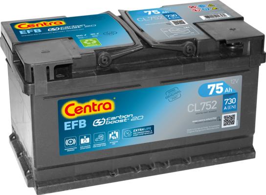 CENTRA CL752 - Стартерная аккумуляторная батарея, АКБ autosila-amz.com