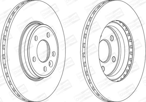 Champion 562466CH - Тормозной диск autosila-amz.com