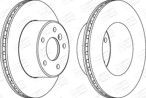 Champion 562685CH-1 - Тормозной диск autosila-amz.com