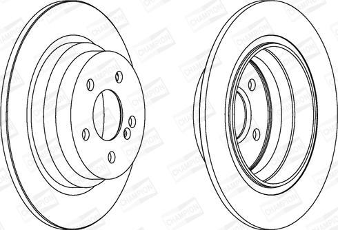 Champion 562213CH - Тормозной диск autosila-amz.com