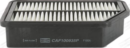 Champion CAF100935P - Воздушный фильтр, двигатель autosila-amz.com