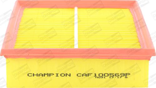 Champion CAF100569P - Воздушный фильтр, двигатель autosila-amz.com