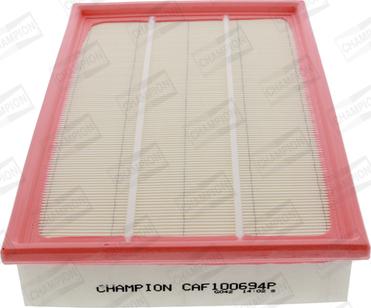 Champion CAF100694P - Воздушный фильтр, двигатель autosila-amz.com