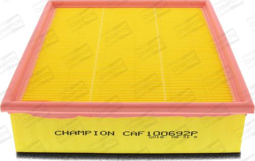 Champion CAF100692P - Воздушный фильтр, двигатель autosila-amz.com