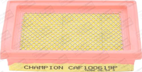 Champion CAF100619P - Воздушный фильтр, двигатель autosila-amz.com