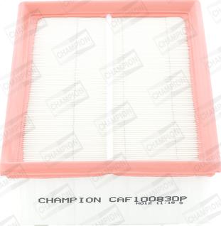 Champion CAF100830P - Воздушный фильтр, двигатель autosila-amz.com