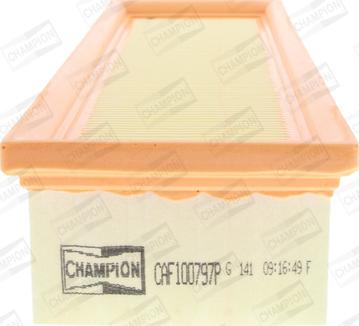 Champion CAF100797P - Воздушный фильтр, двигатель autosila-amz.com