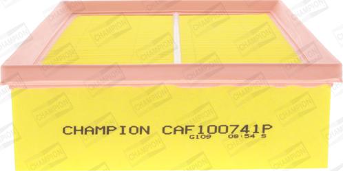 Champion CAF100741P - Воздушный фильтр, двигатель autosila-amz.com