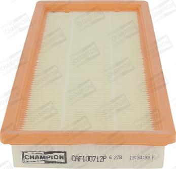 Champion CAF100712P - Воздушный фильтр, двигатель autosila-amz.com