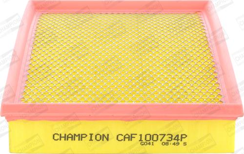 Champion CAF100734P - Воздушный фильтр, двигатель autosila-amz.com