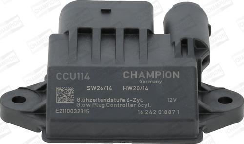 Champion CCU114 - Блок управления, реле, система накаливания autosila-amz.com