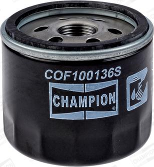 Champion COF100136S - Масляный фильтр autosila-amz.com
