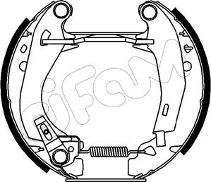 Cifam 151-007 - Комплект тормозных колодок, барабанные autosila-amz.com