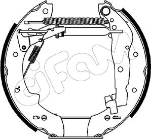 Cifam 151-088 - Комплект тормозных колодок, барабанные autosila-amz.com