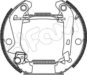 Cifam 151-035 - Комплект тормозных колодок, барабанные autosila-amz.com