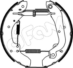 Cifam 151-102 - Комплект тормозных колодок, барабанные autosila-amz.com