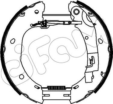 Cifam 151-321 - Комплект тормозных колодок, барабанные autosila-amz.com