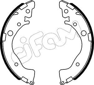 Cifam 153-493 - Комплект тормозных колодок, барабанные autosila-amz.com