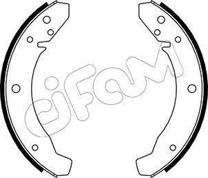 Cifam 153-459 - Комплект тормозных колодок, барабанные autosila-amz.com