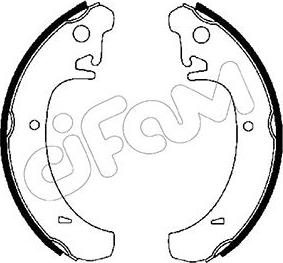 Cifam 153-456 - Комплект тормозных колодок, барабанные autosila-amz.com