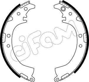 Cifam 153-429 - Комплект тормозных колодок, барабанные autosila-amz.com