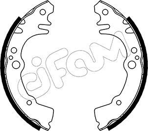 Cifam 153-547 - Комплект тормозных колодок, барабанные autosila-amz.com