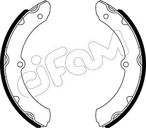 Cifam 153-638 - Комплект тормозных колодок, барабанные autosila-amz.com