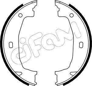 Cifam 153-018 - Комплект тормозов, ручник, парковка autosila-amz.com