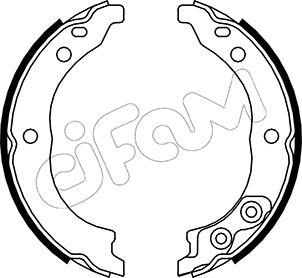 Cifam 153-089K - Комплект тормозов, ручник, парковка autosila-amz.com