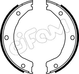 Cifam 153-145 - Комплект тормозов, ручник, парковка autosila-amz.com