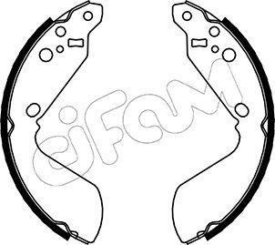 Cifam 153-399 - Комплект тормозных колодок, барабанные autosila-amz.com