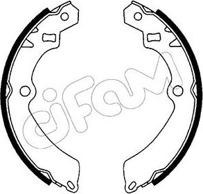 Cifam 153-397 - Комплект тормозных колодок, барабанные autosila-amz.com