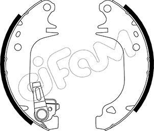 Cifam 153-343Y - Комплект тормозных колодок, барабанные autosila-amz.com