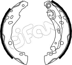 Cifam 153-359 - Комплект тормозных колодок, барабанные autosila-amz.com