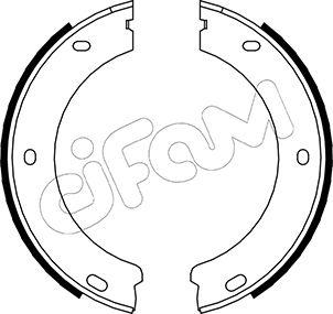 Cifam 153-325 - Комплект тормозов, ручник, парковка autosila-amz.com