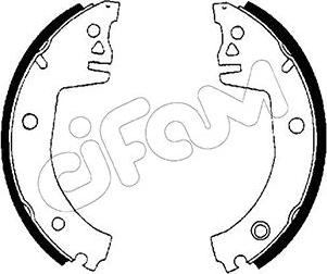 Cifam 153-378 - Комплект тормозных колодок, барабанные autosila-amz.com