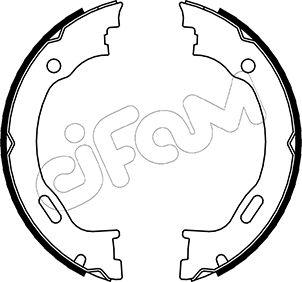 Cifam 153-242 - Комплект тормозов, ручник, парковка autosila-amz.com