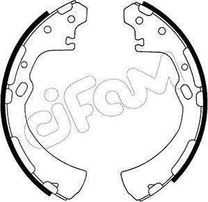 Cifam 153-279 - Комплект тормозных колодок, барабанные autosila-amz.com