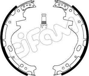 Cifam 153-278 - Комплект тормозных колодок, барабанные autosila-amz.com