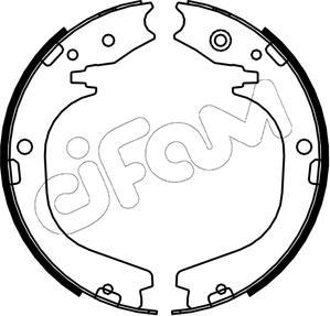 Cifam 153-754 - Комплект тормозов, ручник, парковка autosila-amz.com