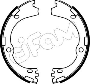 Cifam 153-752 - Комплект тормозов, ручник, парковка autosila-amz.com
