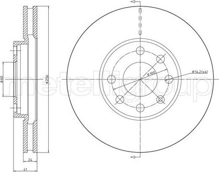 Cifam 800-490C - Тормозной диск autosila-amz.com