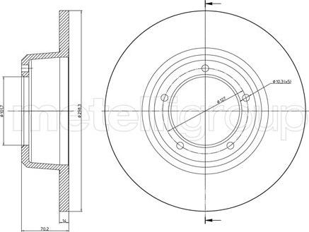 Cifam 800-422 - Тормозной диск autosila-amz.com