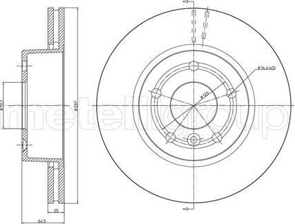 Cifam 800-543 - Тормозной диск autosila-amz.com