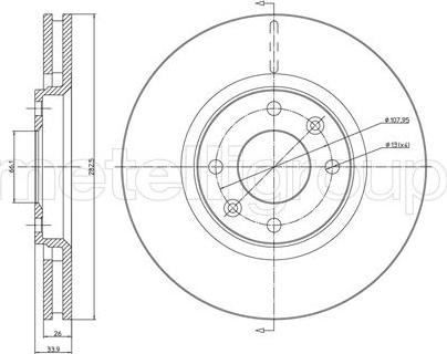 Cifam 800-566C - Тормозной диск autosila-amz.com