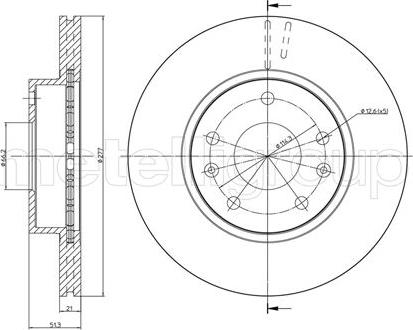 Cifam 800-574C - Тормозной диск autosila-amz.com