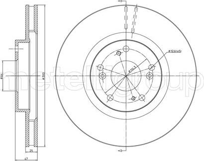 Cifam 800-576C - Тормозной диск autosila-amz.com