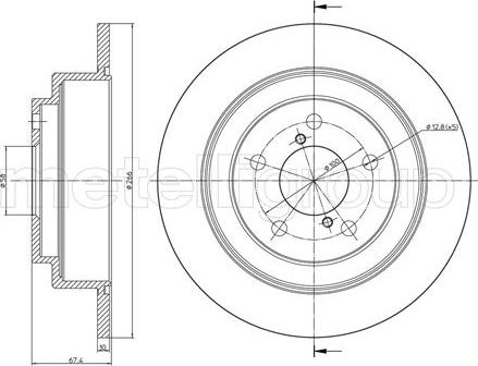 Cifam 800-671 - Тормозной диск autosila-amz.com